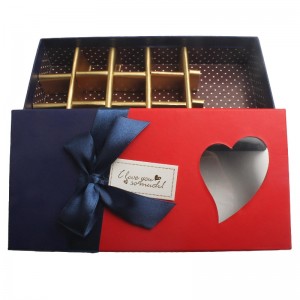 élelmiszer-minőségű papír ajándék doboz csokoládé doboz cookie doboz